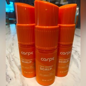 Carpe sweat absorbing scalp powder - lot of 3